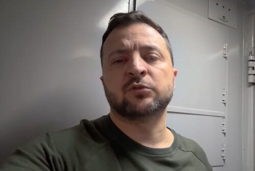ukraina, prezydent, zełenski, granica