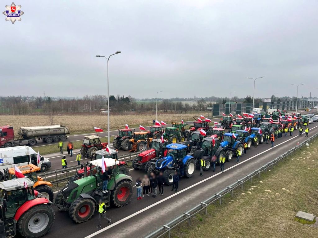 protest rolników, bruksela, belgia, ue, traktory