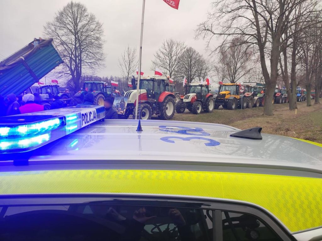 litwa, granica, budzisko, protest rolników