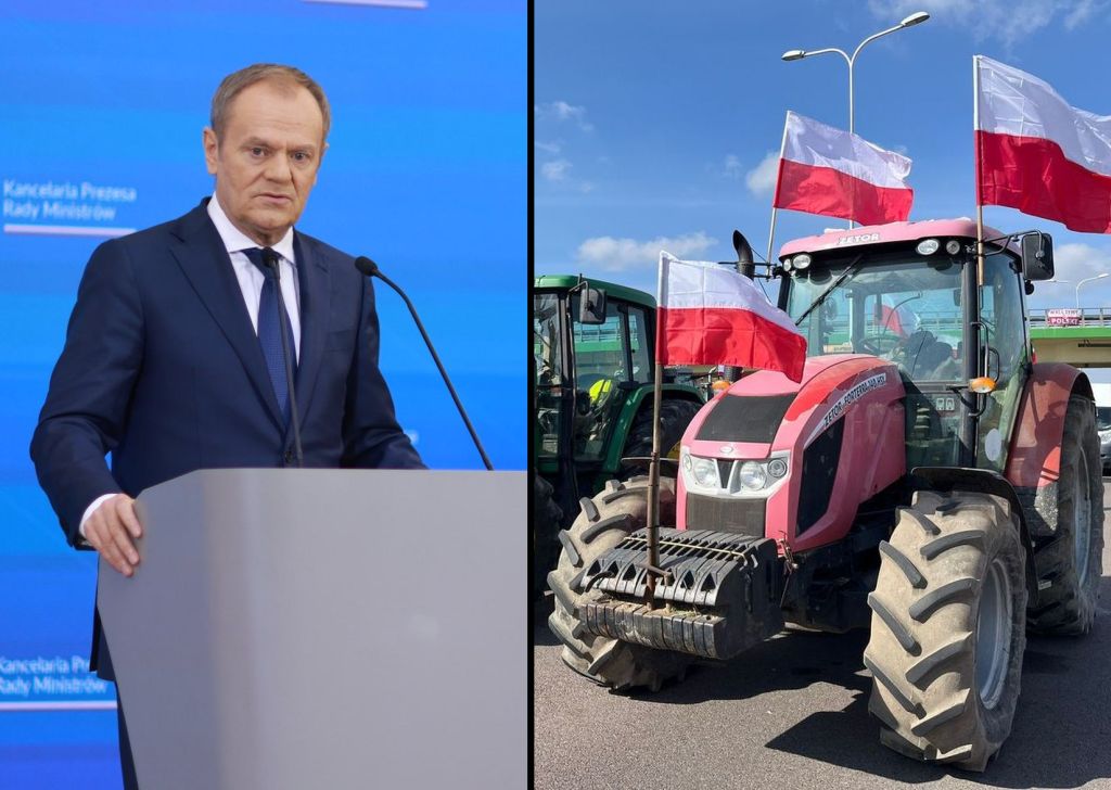 premier, tusk, rolnicy, protest rolników