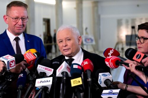 kaczyński, pis, protest rolników, warszawa