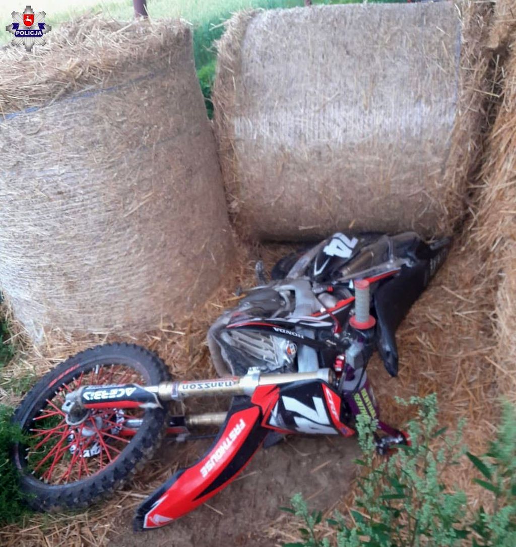 zdarzenie drogowe, zderzenie, motocykl, śmierć motocyklisty