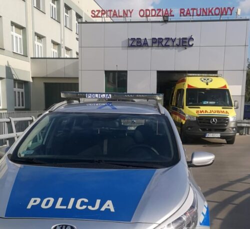 obsługa kombajnu, płyn chłodniczy, poparzenia, poparzony mężczyzna