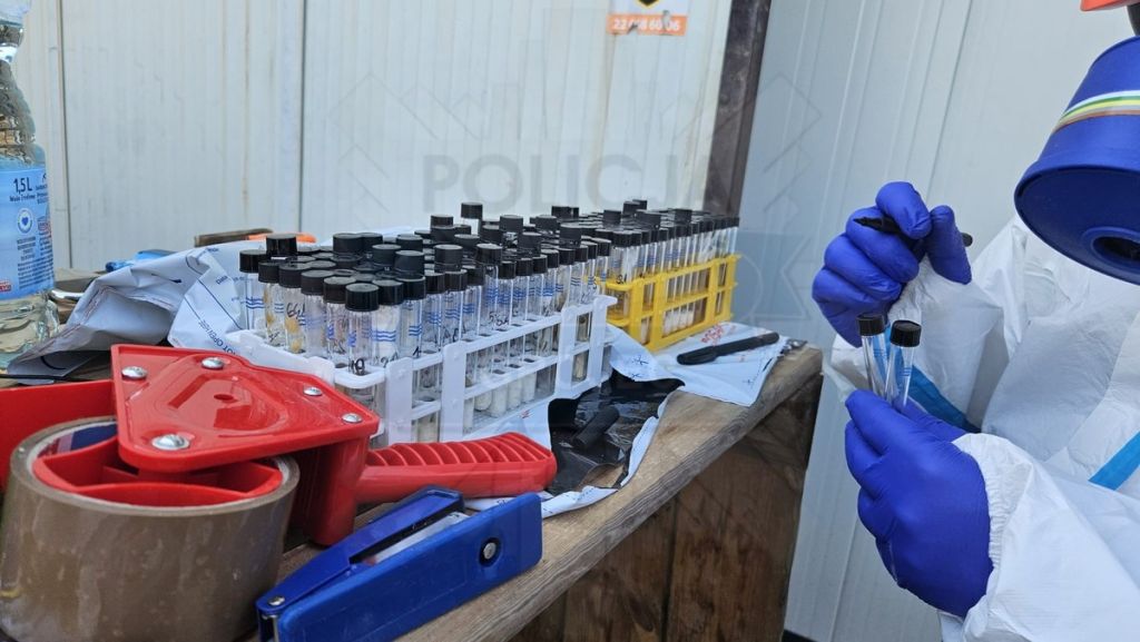 gospodarstwo sadownicze, grójec, narkotyki, produkcja narkotyków