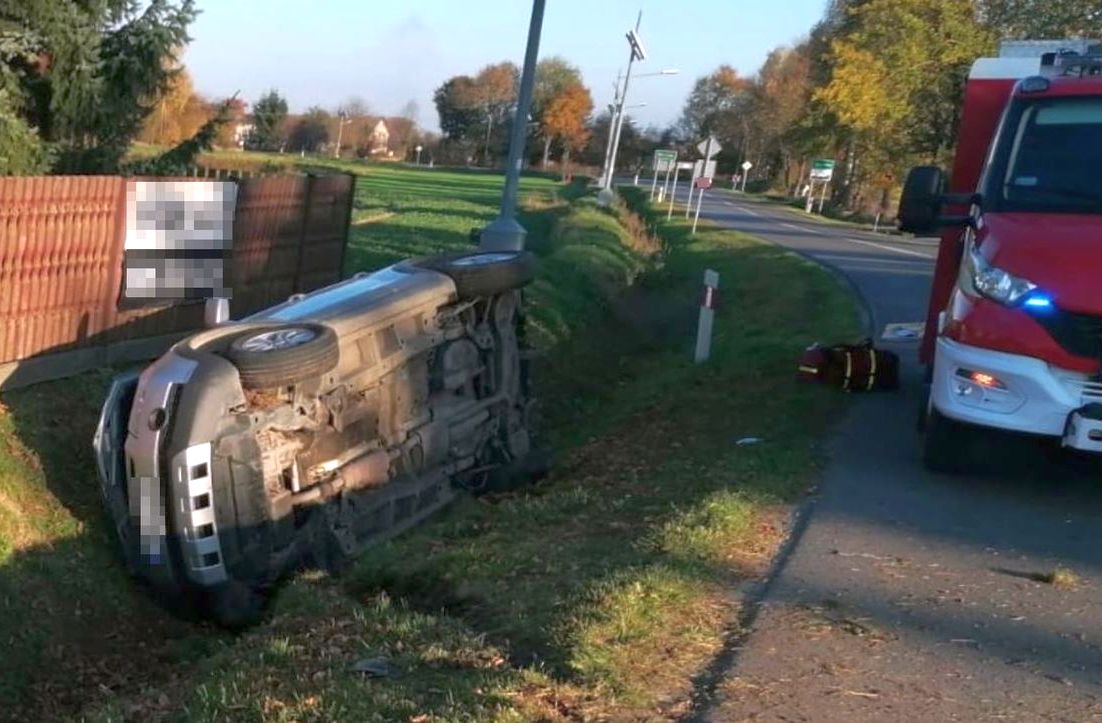 zderzenie, auto, ciągnik, senior