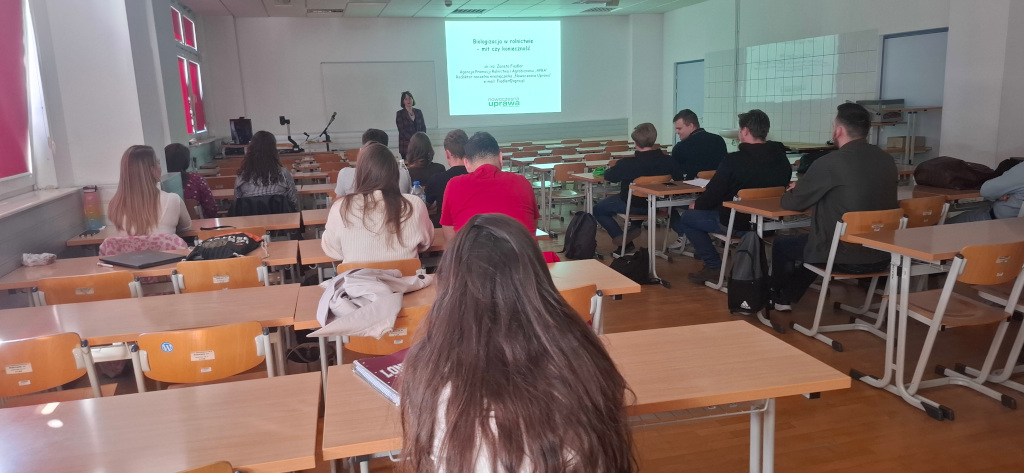 Żaneta Fiedler, studenci WRiE