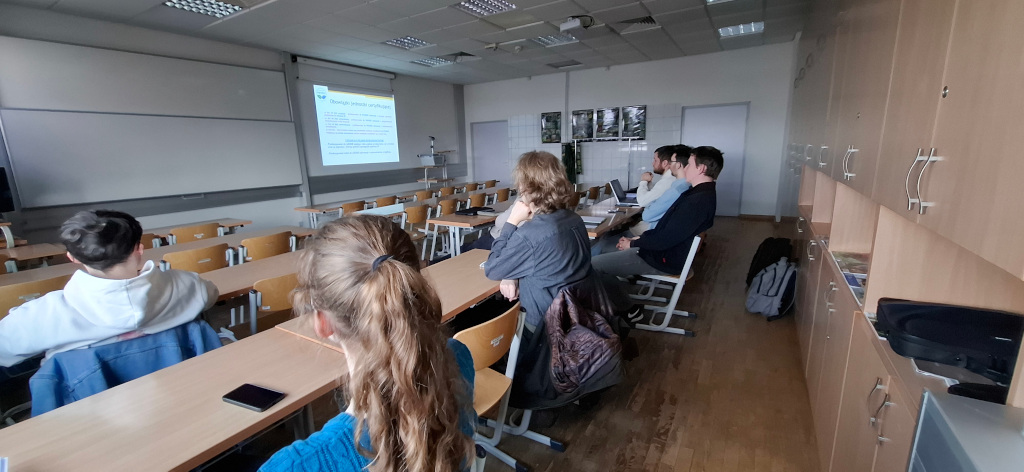 Alicja Siuda, studenci WRiE