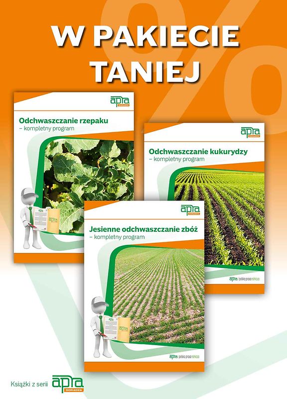 Pakiet książek: Odchwaszczanie rzepaku + Odchwaszczanie kukurydzy + Jesienne odchwaszczanie zbóż