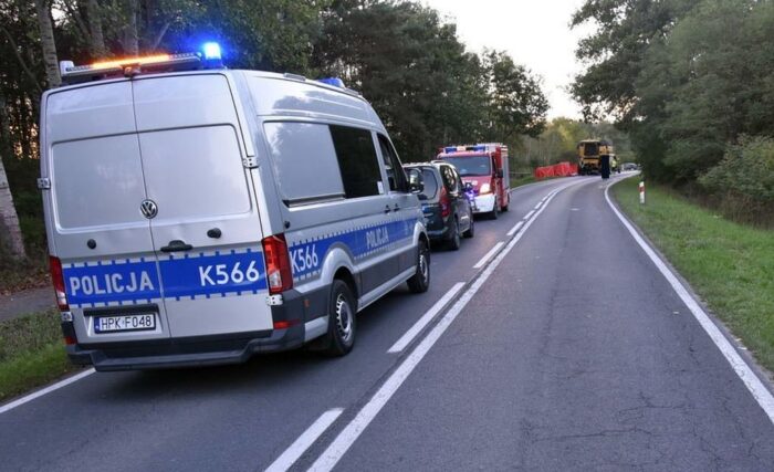 zdarzenie drogowe, zderzenie, wypadek, kombajn, motocykl