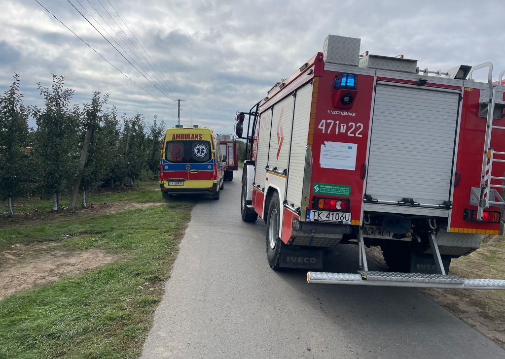 prace polowe, prace rolnicze, wypadek, śmierć mężczyzny